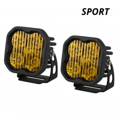 Diode Dynamics Stage Series 3" SAE Yellow Sport LED Pod (Pair)